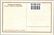 sign. Hille R. Der adelige Pudel Kunstwart Bildkarte Verlag Georg D.W. Callwey Nr. 203 Pudel Künstlerkarte