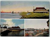 21680 W2160 Stadersand - Gasthaus Elbkate Frachtschiff