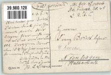 Azoren Acores 1914 Gebrauchsspuren Feldpost WK I Ort handschriftlich