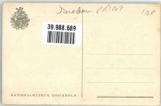 Julius Kronberg : David och Saul Harfe Bibelszene Künstlerkarte