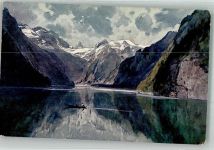 Königssee Alpiner Kunstverlag Eugen Richter Nr. 5 Compton, E. H. 1921 Künstlerkarte