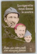 Verlag CECIL Nr.2012 , Rauchen Patriotik WK I, Frankreich