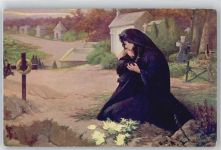 Brunner , Alleine , Trauer , Friedhof Künstler