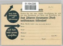 Pfarrer Heumann Werbung