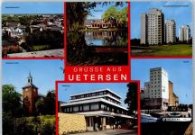 25436 W2082 Uetersen - Rathaus , Hochäuser