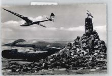 36129 W6412 Wasserkuppe , Kr Fulda - Segelflugzeug, Fliegerdenkmal
