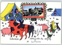 17630 La Flotte - Leporello, Humor Camping, Hafen