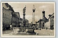 94315 W8440 Straubing - Brunnen, Kirche