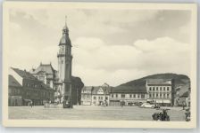Bilina Bilin - Marktplatz, Rathaus, Brunnen
