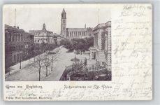 39104 O3000 Magdeburg - Augustastraße, Kgl. Palais, Dom
