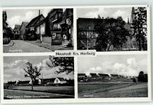 35279 W3577 Neustadt (Hessen) - Bogenstrasse Rathaus Strumpffabriken