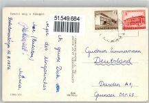 Balatonfüred Bad Plattensee 1956 - Balaton Eisenbahn Schiff