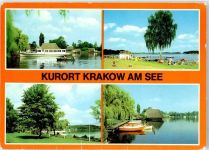 18292 O2602 Krakow a See - Badestrand Promenade See