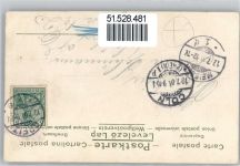 O6600 Greiz Trompeter Pferd 1901 Mondschein