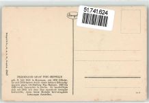 Verlag Stengel Zeppelin, F. Graf von Künstlerkarte