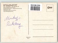 55596 W6558 Waldböckelheim - Gasthaus Leos Ruh Hans Speh Kegelbahn