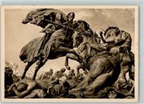 Nr. 529 Ferd. Staeger "Abwehr ostischer Einfälle" Religion Photo Hoffmann AK HDK Foto AK