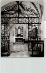 Andechs Kloster FOTO KEINE AK Ort handschriftlich Innenansicht