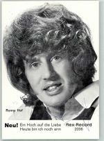Ronny Hof Autogramm origin. Unterschrift Schlagersänger KEINE AK