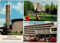 68519 W6806 Viernheim - Rathaus Michaeliskirche Minigolf