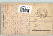 59400 Cambrai 1916 - Kathedrale Feldpost 27. Inf. Division Ort handschriftlich