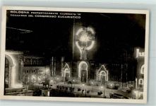 Bologna Eucaristico Congresso Illumination AK Kirchentag Foto AK