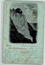 18546 O2331 Stubbenkammer 1900 Foto AK Königstuhl