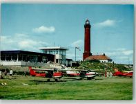 26548 W2982 Norderney Foto AK Leuchtturm Flugplatz