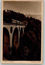 6100 Seefeld in Tirol 1940 Foto AK Eisenbahn Mittenwaldbahn Vorbergviadikt Ort lt. Stempel