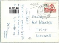 54290 W5500 Trier 1958 Foto AK Denkmal Trierer Marktkreuz Marktszene
