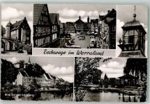 37269 W3440 Eschwege - Landgrafenschloss Marktplatz Dietemann VW Käfer Oldtimer
