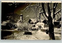 82490 W8105 Farchant - Winter Ort handschriftlich