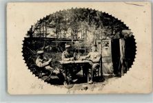WK I Kartenspiel Privatfoto AK