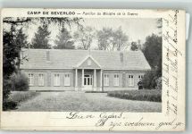 Leopoldsburg 1901 Foto AK Kaserne Camp de Beverloo Pavillon du Ministre de la Guerre
