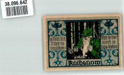 14712 O1830 Rathenow Notgeldschein Notgeld 50 Pfennig