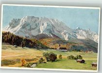 W8101 Klais Schloss Elmau Compton, E. H. Künstlerkarte