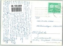 Frau Elster und Herr Fuchs DDR-Kinderfernsehen Fotograf Denzler VEB Bild und Heimat Fernseher Foto AK