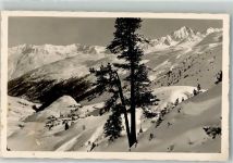 6450 Gurgl Foto AK Gurgler Waldabfahrt Winter