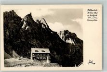 Falkenhütte Foto AK Hüttenstempel