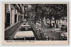Berlin-Zehlendorf-Wannsee. Gaststätte Lindenhof gelaufen kleiner Knick unten rechts und links, leicht fleckig, sonst gut erhalten