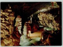 W7419 Erpfingen Bärenhöhle - Karlshöhle AK Tropfsteinhöhle