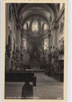 Wartha Bez. Breslau / Bardo - Kreis Frankenstein / Zabkowice Slaskie Innenansicht der Wallfahrtskirche ungelaufen Top Erhaltung.