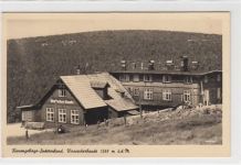 WossEcke rbaude / Vosecká Bouda - Kreis Hirschberg / Jelenia Góra im Riesengebirge gelaufen 1942. Sehr gut erhalten.