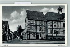 29439 W3130 Lüchow Wendland - Marktplatz Fachwerkhäuser Amtsturm