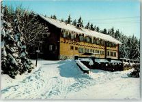 92696 W8481 Flossenbürg Foto AK Wald Schutzhaus Silberhütte Winter