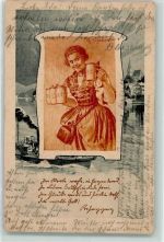 Frau Tracht Bierkrüge Dampfer Schubert, H.