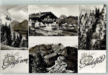 83727 W8163 Sudelfeld - Skilift Gasthaus-Terrasse