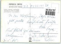 51016 Montecatini Terme Künstlerkarte Imperial Hotel sign. S. Musso