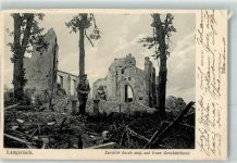 Langemark Langemarck 1915 - zerstört durch engl. u. franz. Geschützfeuer Uniform