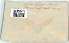 Brigade-Ersatz-Bataillon Nr 53 Briefkuvert Scan verzogen Feldpoststempel WK I KEINE AK